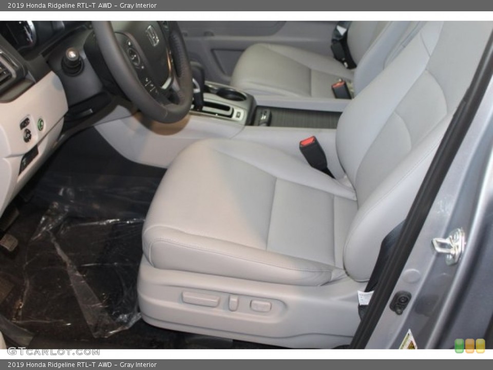 Gray Interior Front Seat for the 2019 Honda Ridgeline RTL-T AWD #126275974
