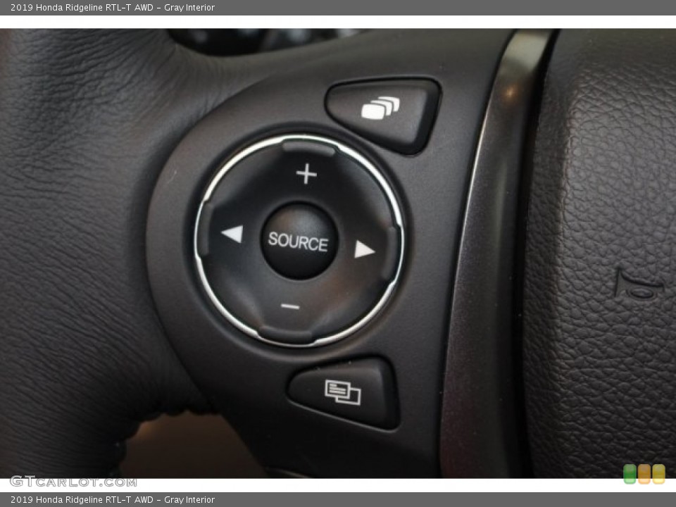 Gray Interior Controls for the 2019 Honda Ridgeline RTL-T AWD #126275986
