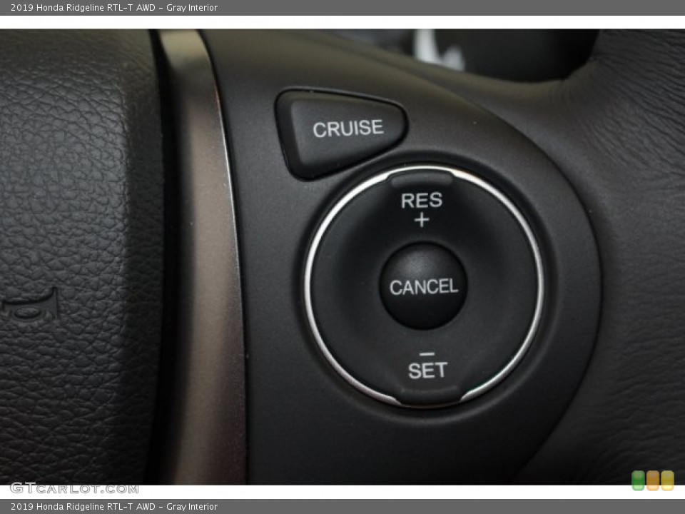 Gray Interior Controls for the 2019 Honda Ridgeline RTL-T AWD #126275989