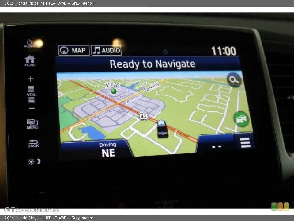 Gray Interior Navigation for the 2019 Honda Ridgeline RTL-T AWD #126276004
