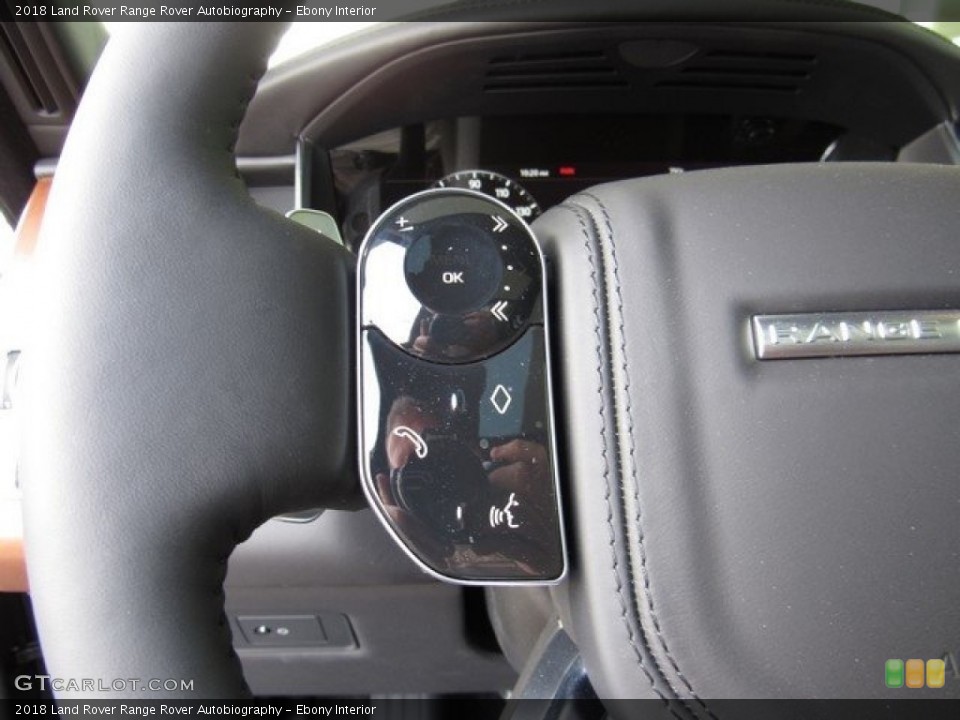 Ebony Interior Controls for the 2018 Land Rover Range Rover Autobiography #126298224