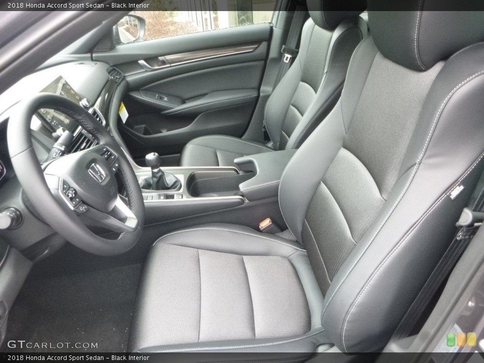 Black Interior Photo for the 2018 Honda Accord Sport Sedan #126309831