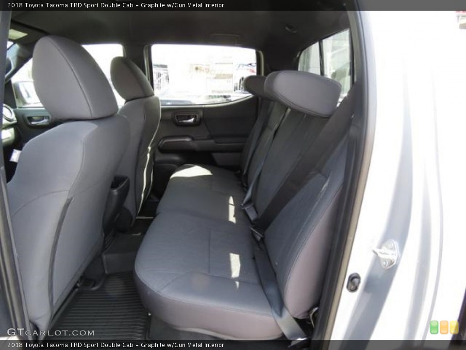 Graphite w/Gun Metal Interior Rear Seat for the 2018 Toyota Tacoma TRD Sport Double Cab #126314388