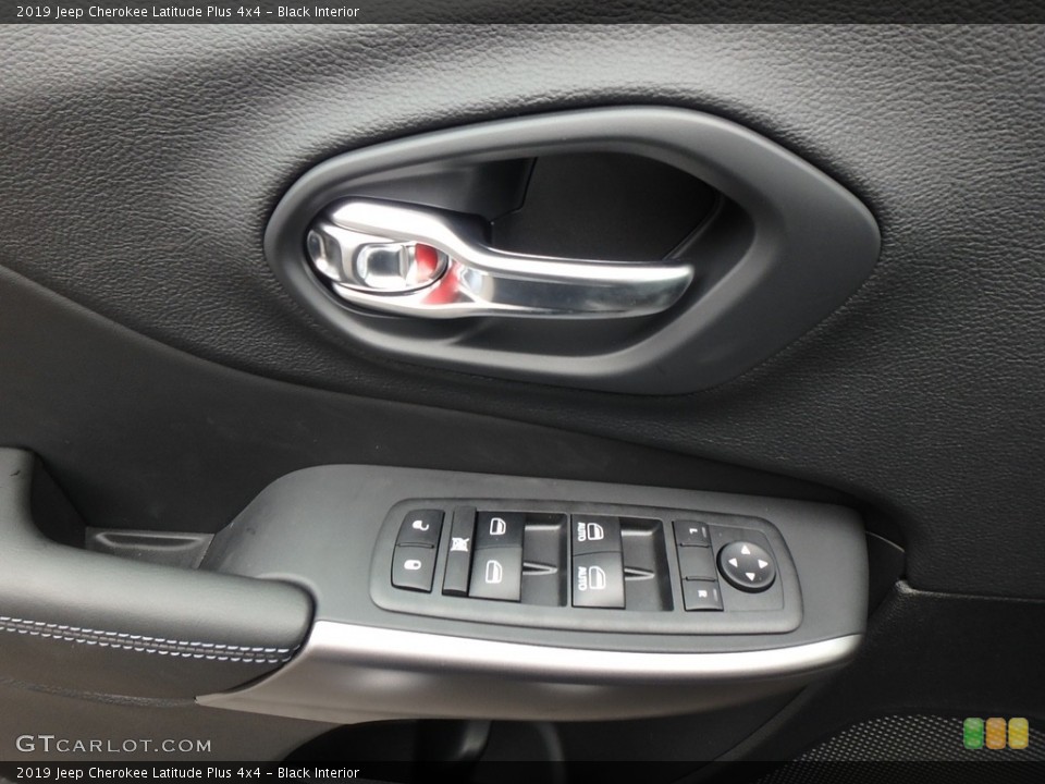 Black Interior Controls for the 2019 Jeep Cherokee Latitude Plus 4x4 #126323805