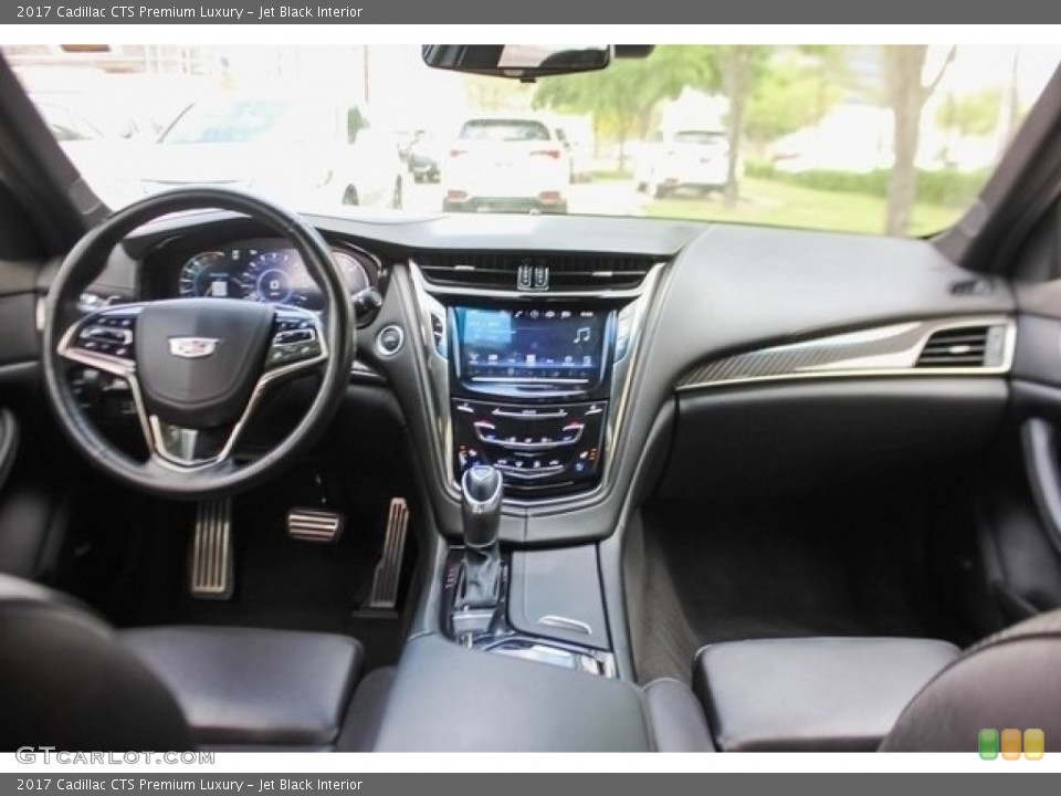Jet Black Interior Dashboard for the 2017 Cadillac CTS Premium Luxury #126325890