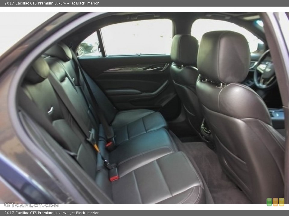 Jet Black Interior Rear Seat for the 2017 Cadillac CTS Premium Luxury #126326076