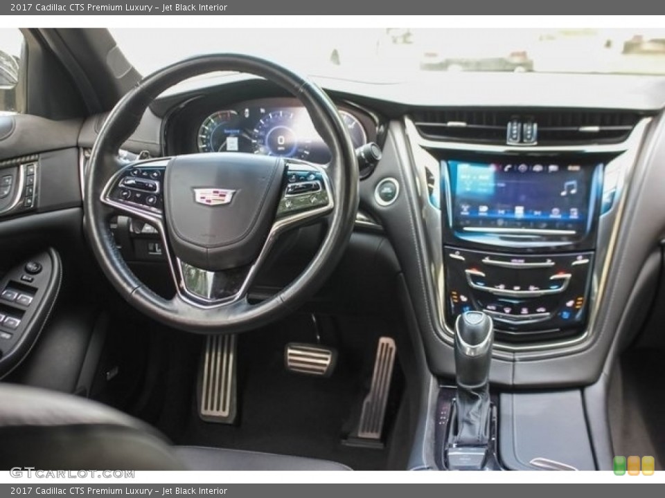 Jet Black Interior Dashboard for the 2017 Cadillac CTS Premium Luxury #126326127