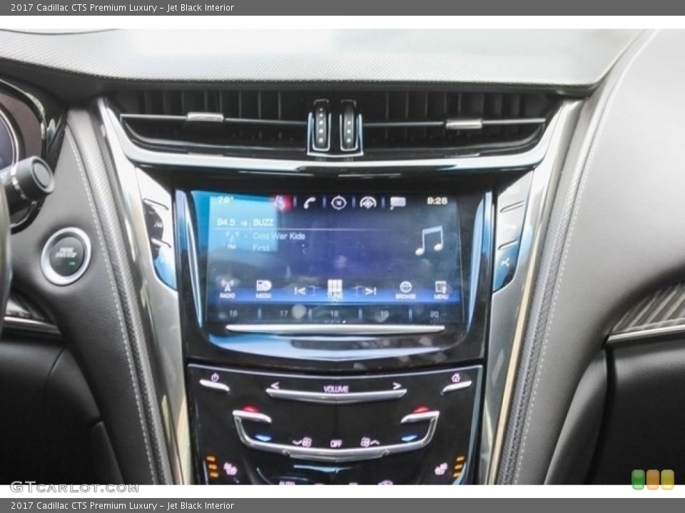 Jet Black Interior Controls for the 2017 Cadillac CTS Premium Luxury #126326145