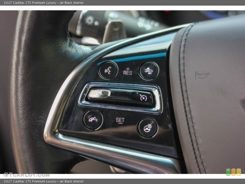 Jet Black Interior Controls for the 2017 Cadillac CTS Premium Luxury #126326205