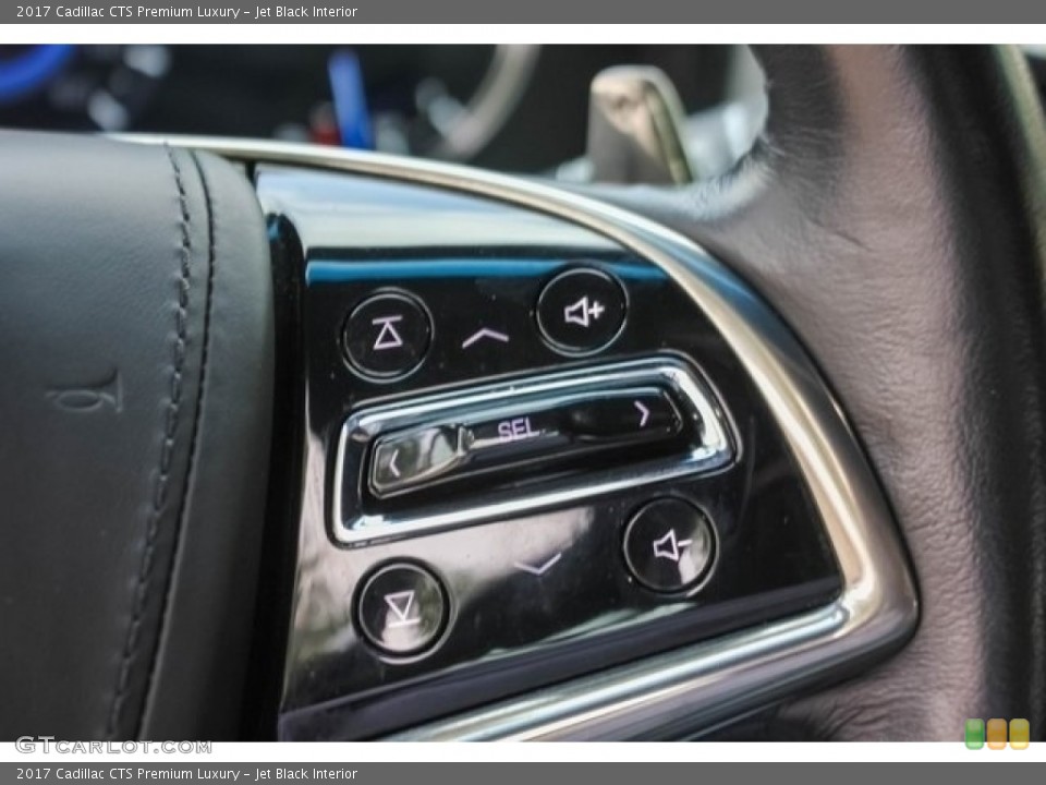 Jet Black Interior Controls for the 2017 Cadillac CTS Premium Luxury #126326220