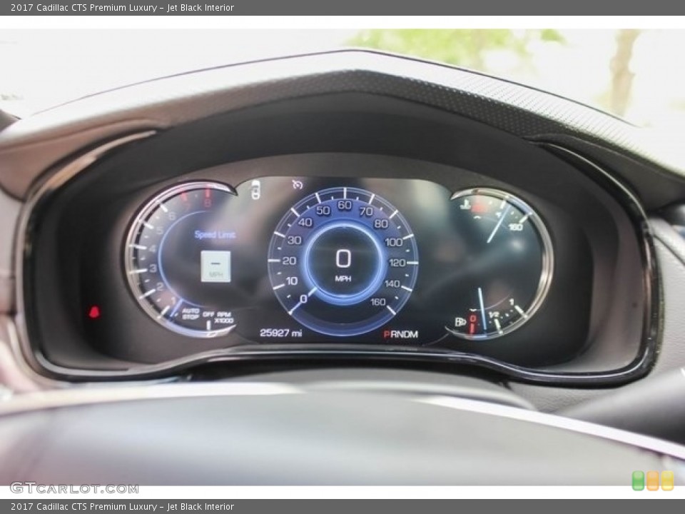 Jet Black Interior Gauges for the 2017 Cadillac CTS Premium Luxury #126326250