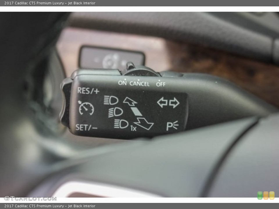 Jet Black Interior Controls for the 2017 Cadillac CTS Premium Luxury #126326322