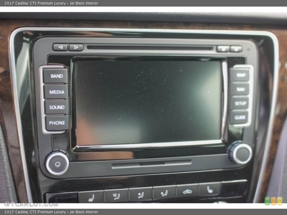 Jet Black Interior Controls for the 2017 Cadillac CTS Premium Luxury #126326370