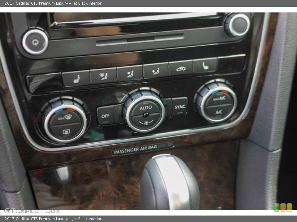 Jet Black Interior Controls for the 2017 Cadillac CTS Premium Luxury #126326376