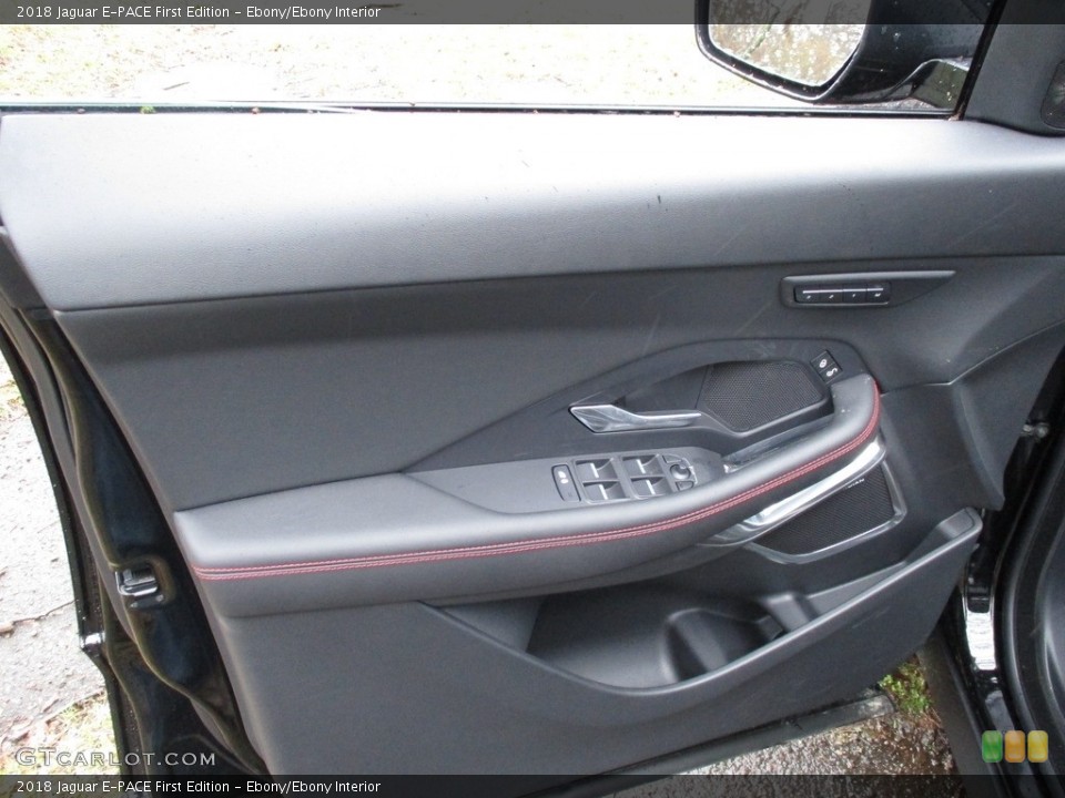 Ebony/Ebony Interior Door Panel for the 2018 Jaguar E-PACE First Edition #126330500