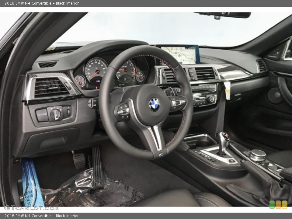 Black Interior Dashboard for the 2018 BMW M4 Convertible #126330527