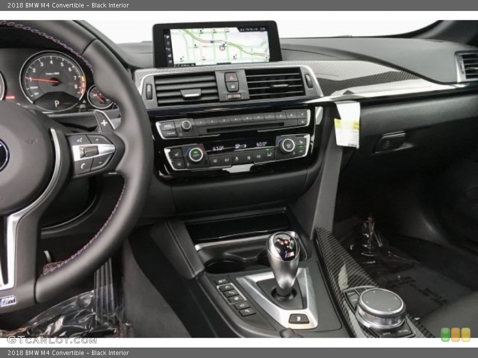 Black Interior Controls for the 2018 BMW M4 Convertible #126330542