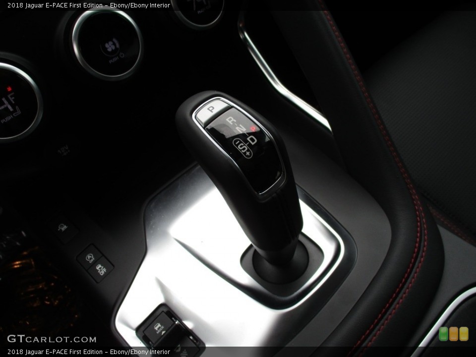 Ebony/Ebony Interior Transmission for the 2018 Jaguar E-PACE First Edition #126330621
