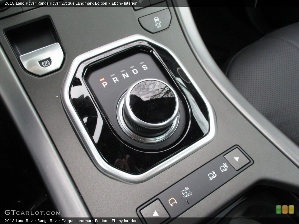 Ebony Interior Transmission for the 2018 Land Rover Range Rover Evoque Landmark Edition #126333332