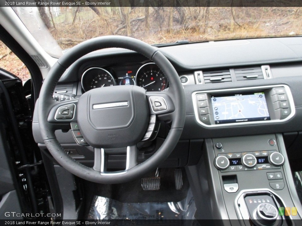 Ebony Interior Dashboard for the 2018 Land Rover Range Rover Evoque SE #126335232