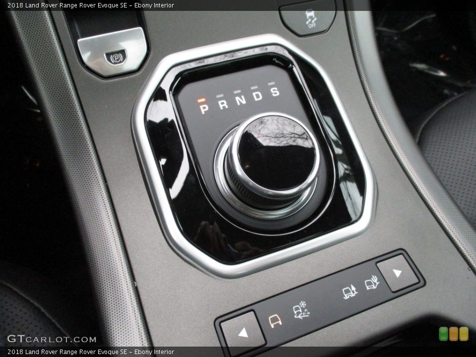 Ebony Interior Transmission for the 2018 Land Rover Range Rover Evoque SE #126335599