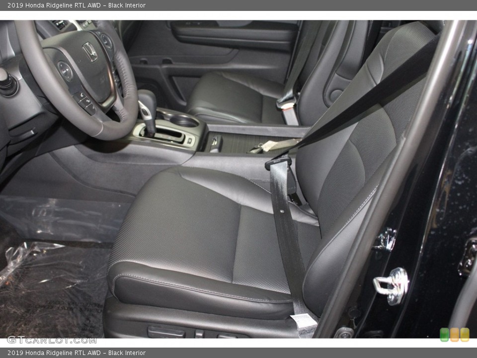 Black Interior Front Seat for the 2019 Honda Ridgeline RTL AWD #126338000