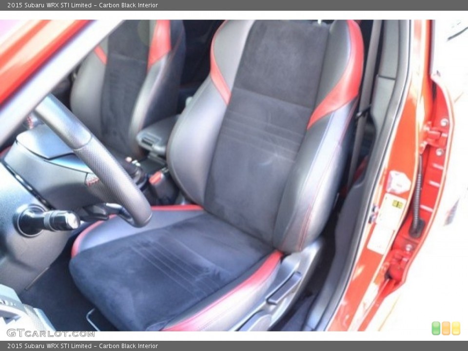 Carbon Black Interior Front Seat for the 2015 Subaru WRX STI Limited #126339963