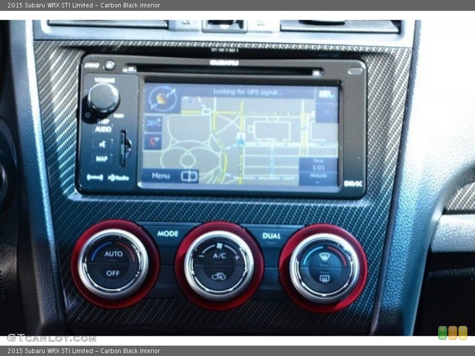Carbon Black Interior Navigation for the 2015 Subaru WRX STI Limited #126340019