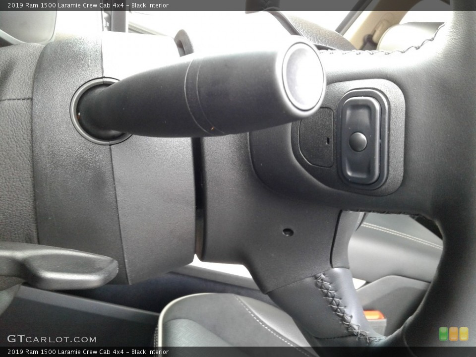 Black Interior Controls for the 2019 Ram 1500 Laramie Crew Cab 4x4 #126348821