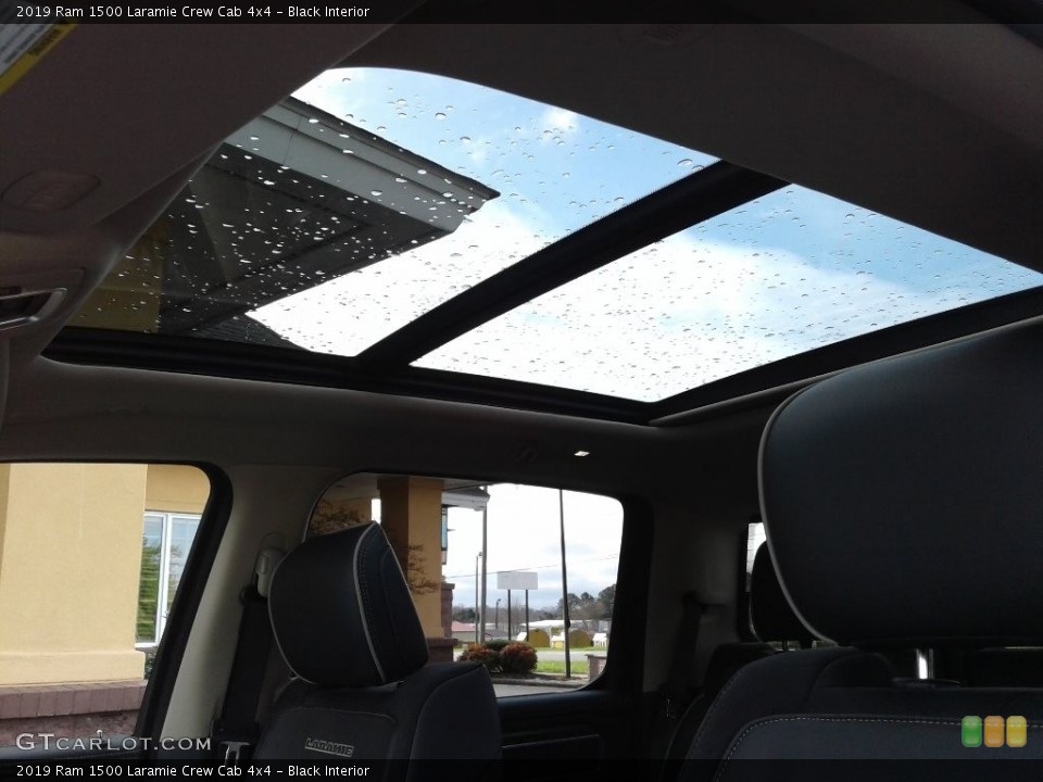 Black Interior Sunroof for the 2019 Ram 1500 Laramie Crew Cab 4x4 #126349469