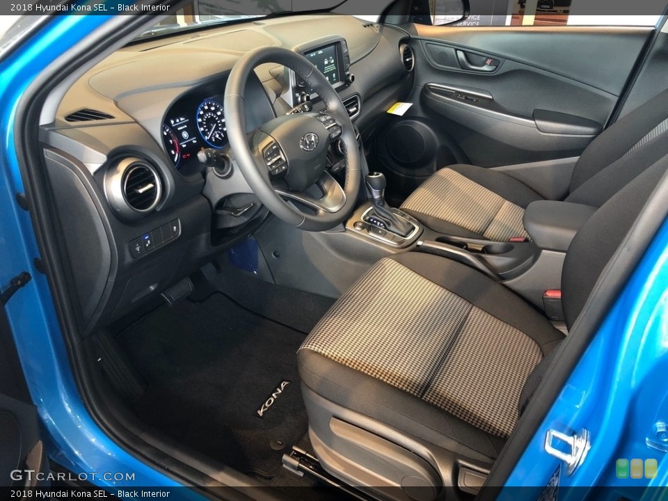 Black Interior Photo for the 2018 Hyundai Kona SEL #126368420
