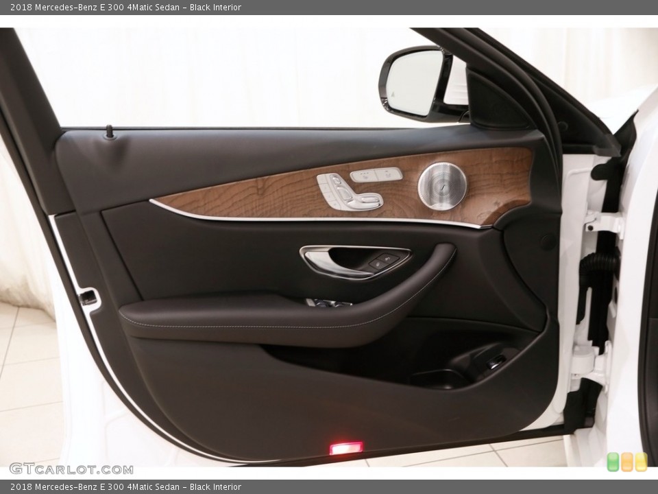 Black Interior Door Panel for the 2018 Mercedes-Benz E 300 4Matic Sedan #126371988