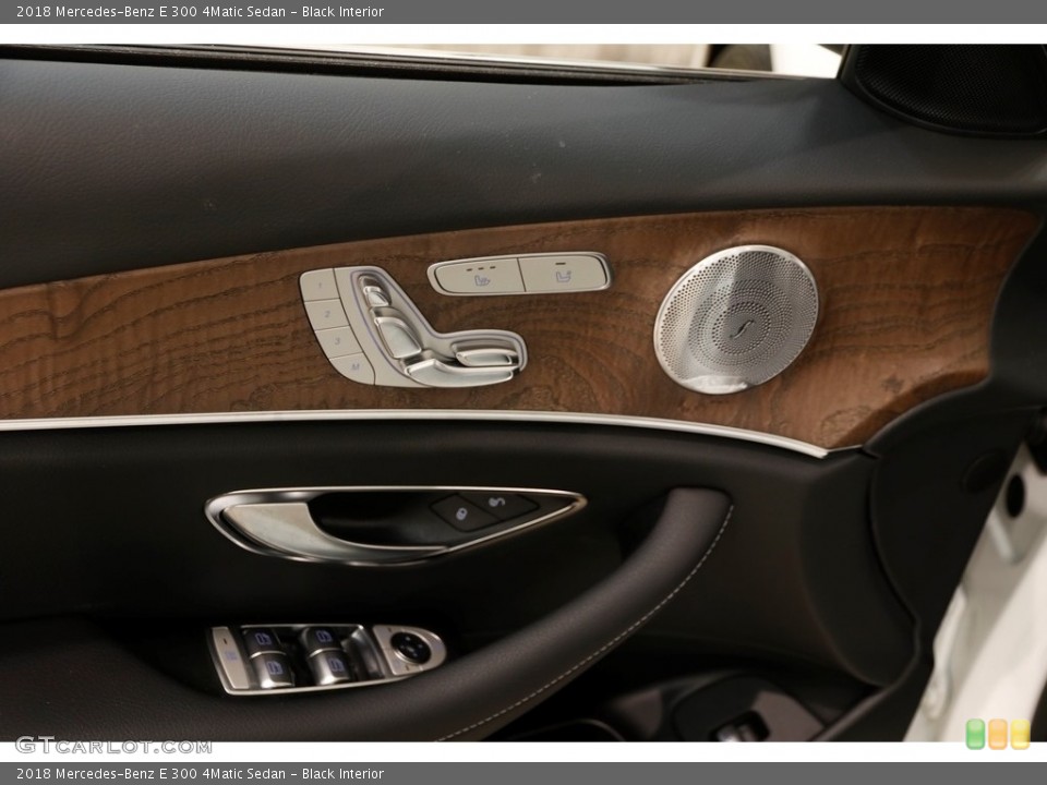 Black Interior Controls for the 2018 Mercedes-Benz E 300 4Matic Sedan #126372006