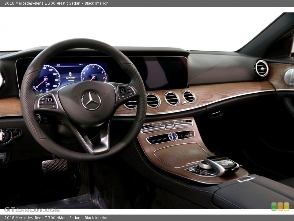 Black Interior Dashboard for the 2018 Mercedes-Benz E 300 4Matic Sedan #126372063