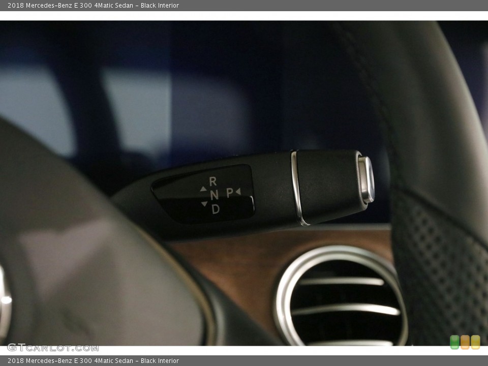Black Interior Transmission for the 2018 Mercedes-Benz E 300 4Matic Sedan #126372108