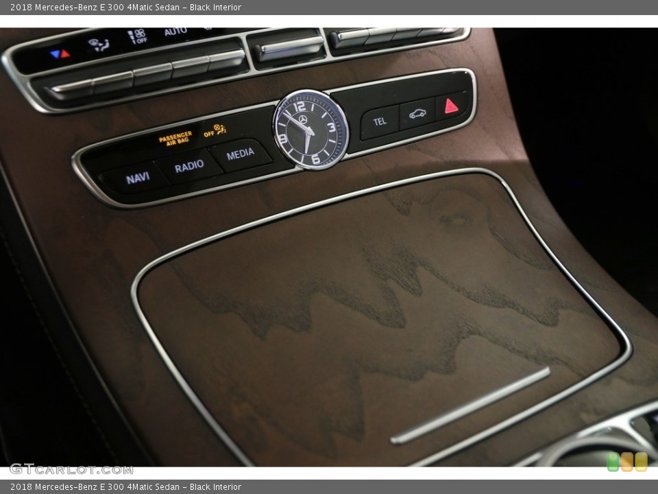 Black Interior Controls for the 2018 Mercedes-Benz E 300 4Matic Sedan #126372375