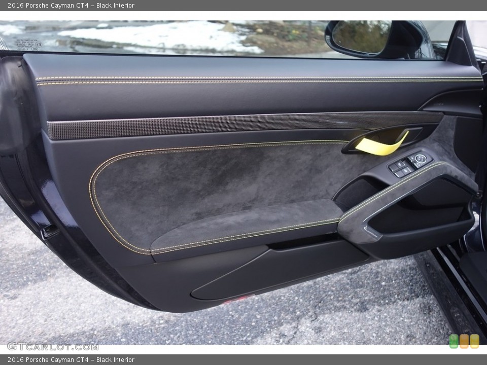 Black Interior Door Panel for the 2016 Porsche Cayman GT4 #126393249
