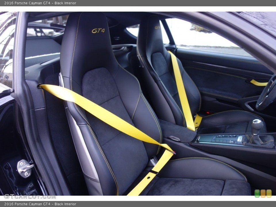 Black Interior Front Seat for the 2016 Porsche Cayman GT4 #126393402