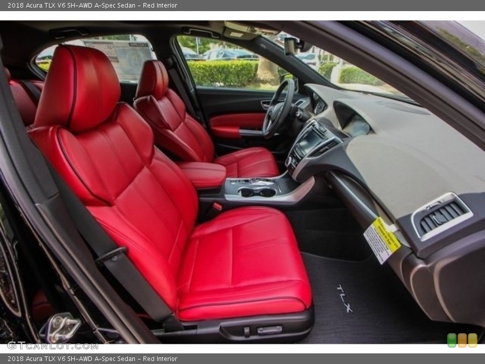 Red Interior Front Seat for the 2018 Acura TLX V6 SH-AWD A-Spec Sedan #126395664