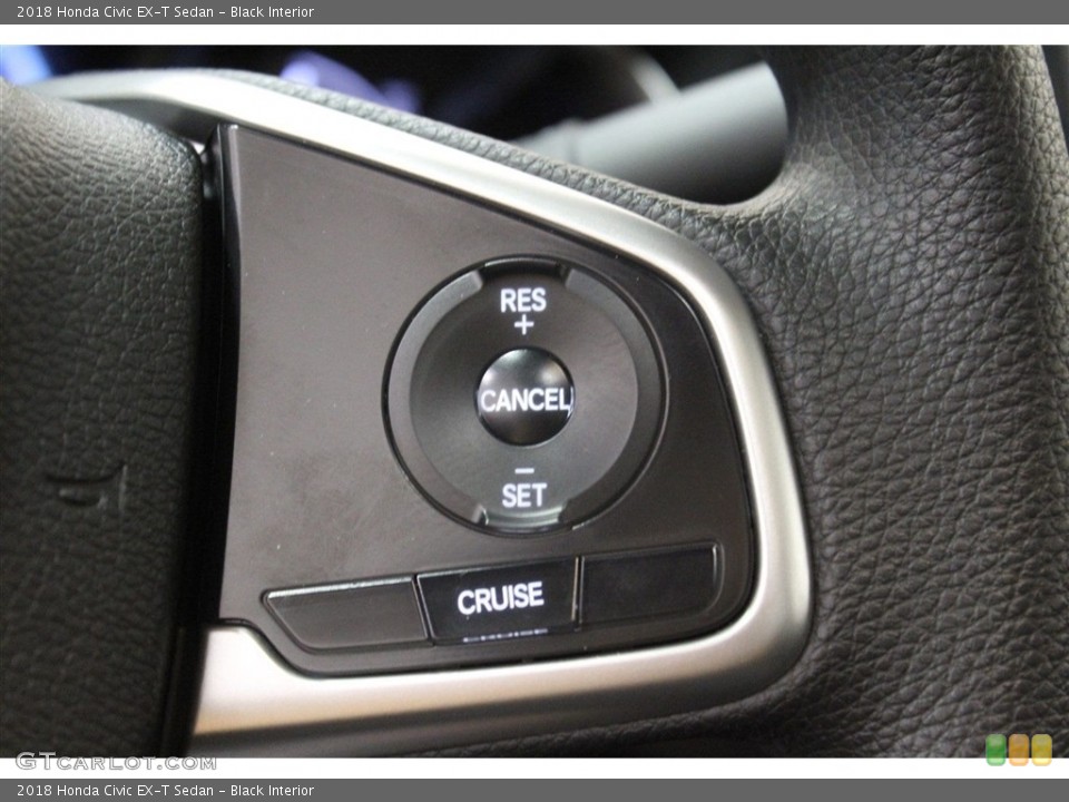 Black Interior Controls for the 2018 Honda Civic EX-T Sedan #126403386