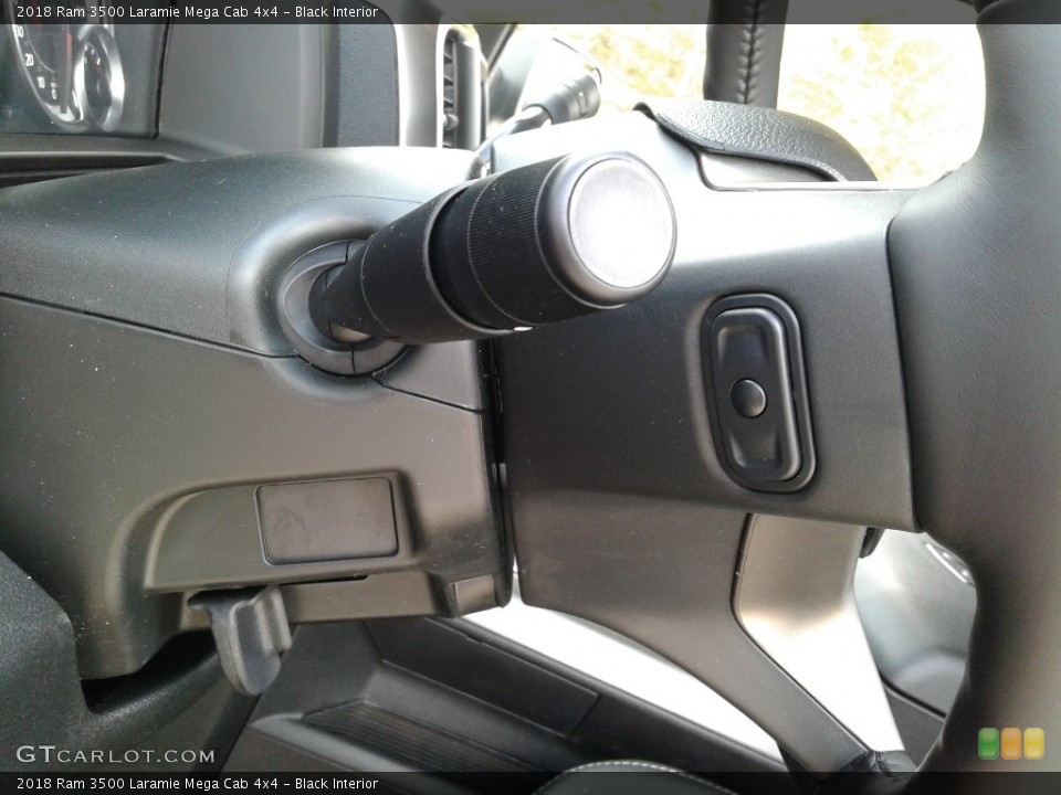 Black Interior Controls for the 2018 Ram 3500 Laramie Mega Cab 4x4 #126404085