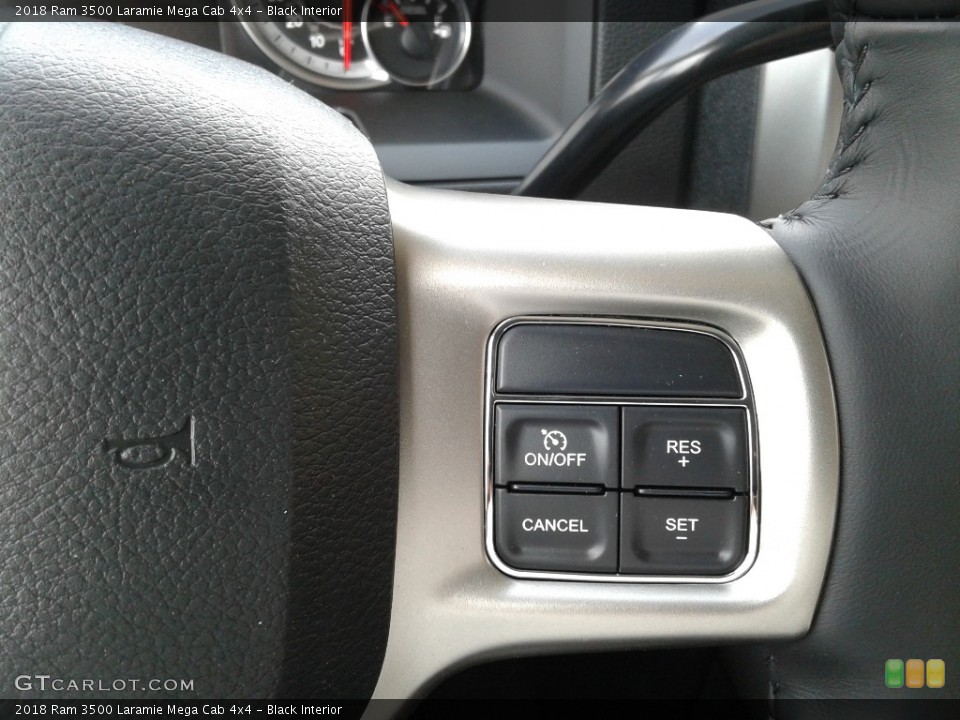 Black Interior Controls for the 2018 Ram 3500 Laramie Mega Cab 4x4 #126404133