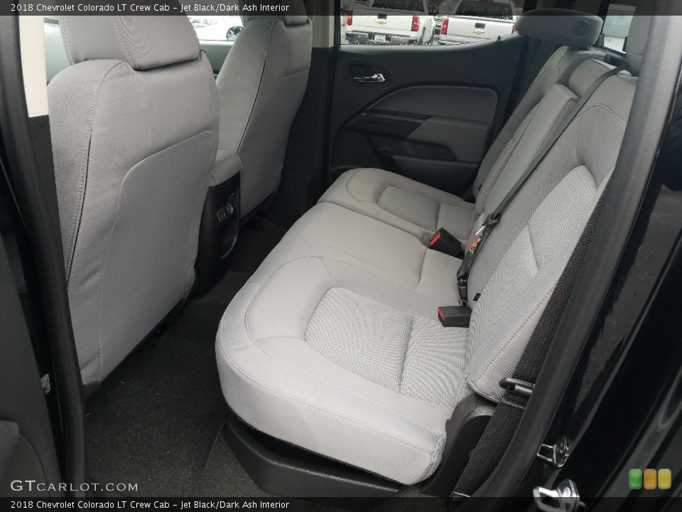 Jet Black/Dark Ash Interior Rear Seat for the 2018 Chevrolet Colorado LT Crew Cab #126406008