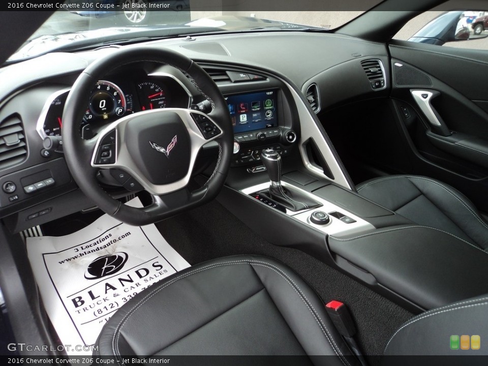 Jet Black Interior Photo for the 2016 Chevrolet Corvette Z06 Coupe #126412507