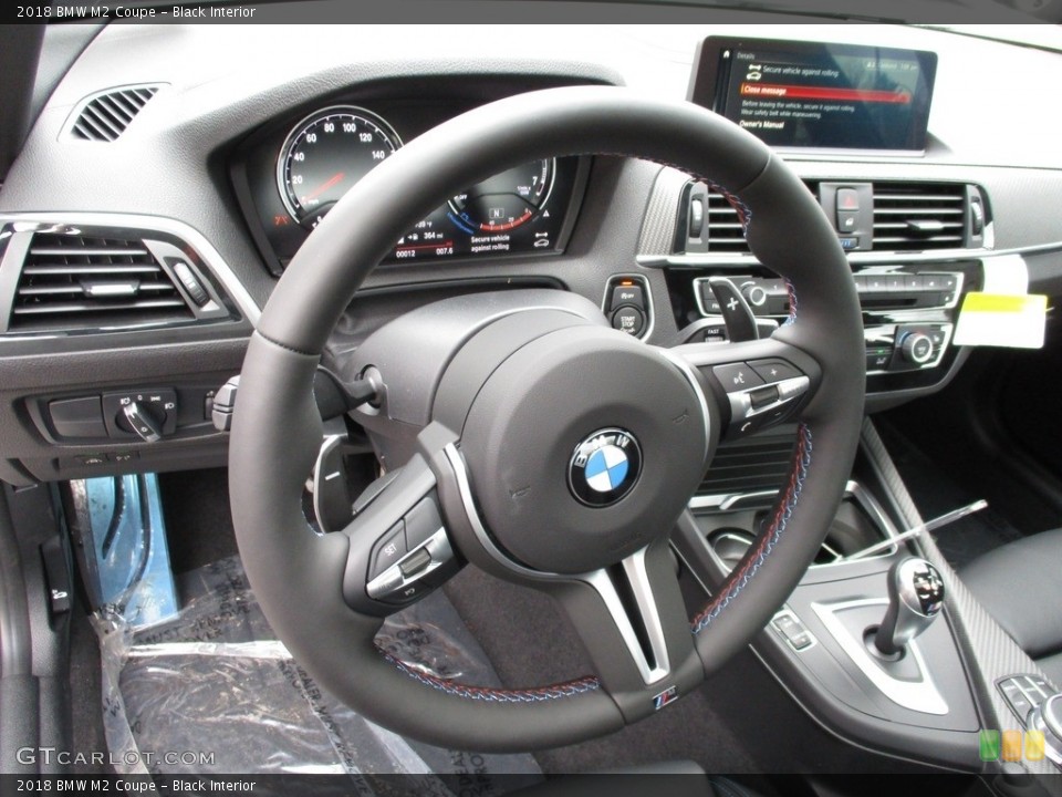 Black Interior Steering Wheel for the 2018 BMW M2 Coupe #126414754