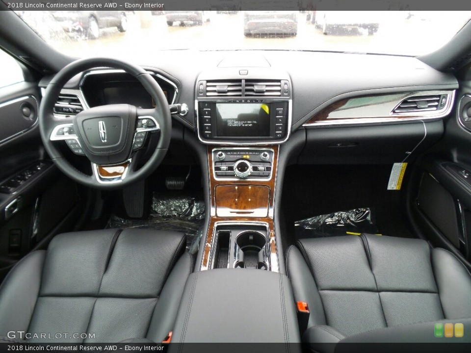 Ebony Interior Photo for the 2018 Lincoln Continental Reserve AWD #126420658