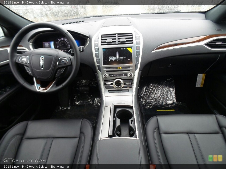 Ebony Interior Photo for the 2018 Lincoln MKZ Hybrid Select #126421000