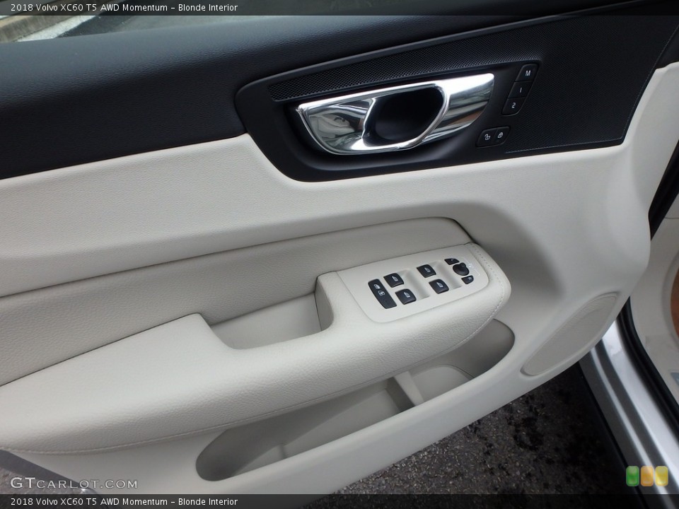 Blonde Interior Door Panel for the 2018 Volvo XC60 T5 AWD Momentum #126422323