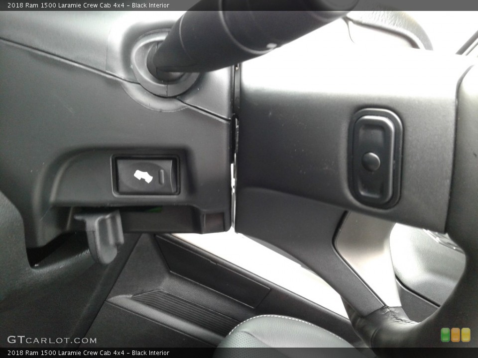 Black Interior Controls for the 2018 Ram 1500 Laramie Crew Cab 4x4 #126428467