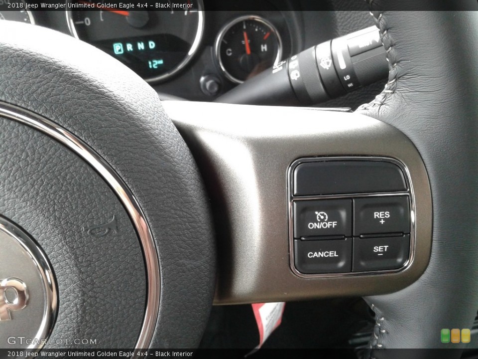 Black Interior Controls for the 2018 Jeep Wrangler Unlimited Golden Eagle 4x4 #126429514